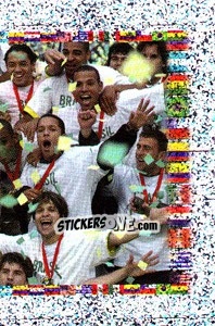 Sticker Brasil Champion (2 of 2) - Copa América. Venezuela 2007 - Panini