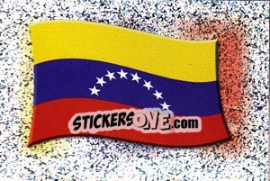 Sticker Flag of Venezuela - Copa América. Venezuela 2007 n. 17 - Panini