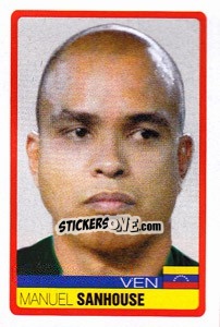 Sticker Manuel Sanhouse - Copa América. Venezuela 2007 - Panini