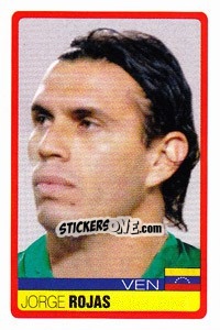 Sticker Jorge Rojas - Copa América. Venezuela 2007 - Panini