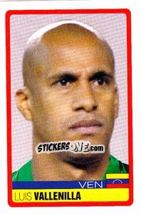 Sticker Luis Vallenilla - Copa América. Venezuela 2007 - Panini