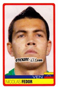 Sticker Miku Nicolas Fedor - Copa América. Venezuela 2007 n. 37 - Panini