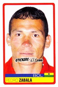 Cromo Pedro Zabala - Copa América. Venezuela 2007 - Panini