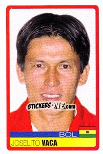 Sticker Joselito Vaca - Copa América. Venezuela 2007 n. 46 - Panini