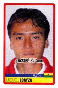 Sticker Miguel Loayza - Copa América. Venezuela 2007 - Panini