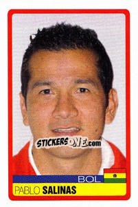 Sticker Pablo Salinas - Copa América. Venezuela 2007 - Panini