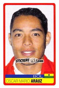 Sticker Oscar Mario Arauz - Copa América. Venezuela 2007 n. 57 - Panini