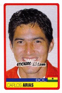 Figurina Carlos Arias - Copa América. Venezuela 2007 - Panini