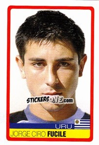 Cromo Jorge Ciro Fucile - Copa América. Venezuela 2007 - Panini