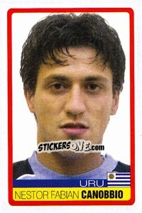 Cromo Nestor Fabian Canobbio - Copa América. Venezuela 2007 n. 68 - Panini