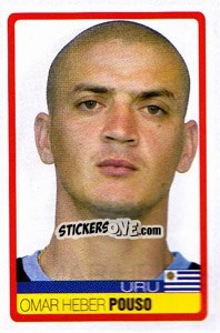 Figurina Omar Heber Pouso - Copa América. Venezuela 2007 n. 69 - Panini