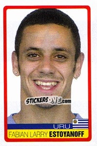 Cromo Fabian Larry Estoyanoff - Copa América. Venezuela 2007 - Panini