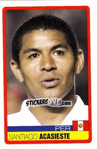 Sticker Santiago Acasieste - Copa América. Venezuela 2007 - Panini