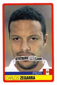 Cromo Carlos Zegarra - Copa América. Venezuela 2007 n. 89 - Panini
