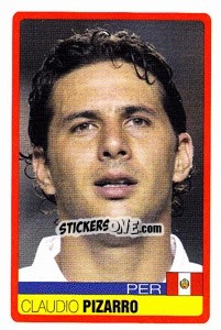 Sticker Claudio Pizarro - Copa América. Venezuela 2007 - Panini