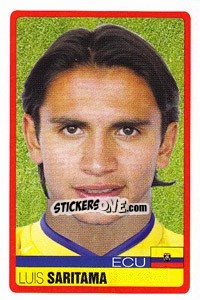 Cromo Luis Saritama - Copa América. Venezuela 2007 - Panini