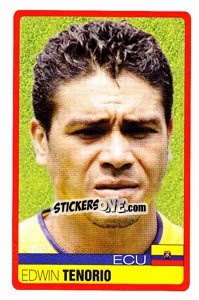 Cromo Edwin Tenorio - Copa América. Venezuela 2007 - Panini