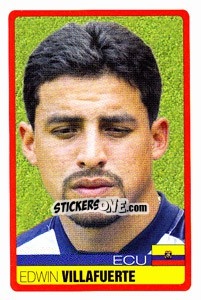 Cromo Edwin Villafuerte - Copa América. Venezuela 2007 - Panini