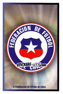 Cromo Federacion de Futbol de Chile logo - Copa América. Venezuela 2007 - Panini