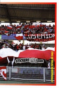 Figurina Chile fans (2 of 2) - Copa América. Venezuela 2007 - Panini