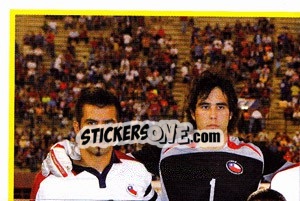Sticker Chile team (1 of 9) - Copa América. Venezuela 2007 n. 173 - Panini