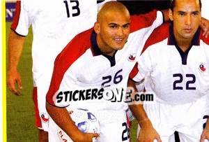 Sticker Chile team (4 of 9) - Copa América. Venezuela 2007 - Panini