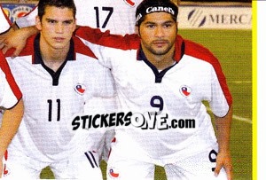 Cromo Chile team (6 of 9) - Copa América. Venezuela 2007 - Panini