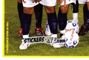 Sticker Chile team (7 of 9) - Copa América. Venezuela 2007 - Panini