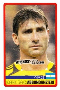 Sticker Roberto Abbondanzieri - Copa América. Venezuela 2007 n. 186 - Panini