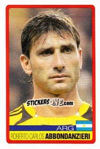 Sticker Roberto Abbondanzieri - Copa América. Venezuela 2007 - Panini