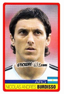 Sticker Nicolas Andres Burdisso - Copa América. Venezuela 2007 n. 188 - Panini