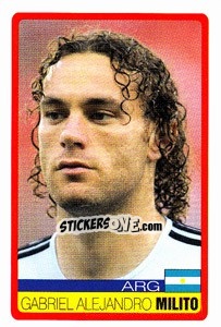 Sticker Gabriel Alejandro Milito - Copa América. Venezuela 2007 n. 191 - Panini