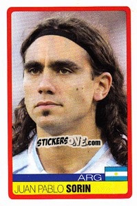 Sticker Juan Pablo Sorin - Copa América. Venezuela 2007 - Panini