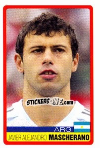 Sticker Javier Alejandro Mascherano - Copa América. Venezuela 2007 n. 195 - Panini