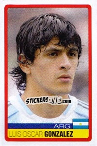 Sticker Lucho Gonzalez - Copa América. Venezuela 2007 - Panini