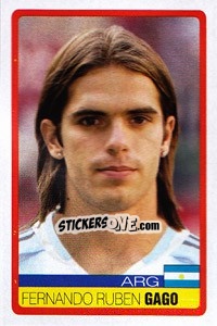 Sticker Fernando Ruben Gago - Copa América. Venezuela 2007 n. 197 - Panini