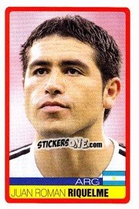 Sticker Juan Roman Riquelme - Copa América. Venezuela 2007 n. 198 - Panini