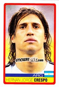 Figurina Hernan Jorge Crespo - Copa América. Venezuela 2007 - Panini