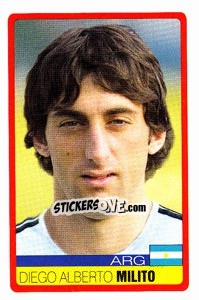 Sticker Diego Alberto Milito - Copa América. Venezuela 2007 - Panini