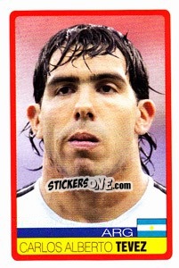 Sticker Carlos Alberto Tevez - Copa América. Venezuela 2007 n. 204 - Panini