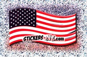 Cromo Flag of USA - Copa América. Venezuela 2007 n. 206 - Panini