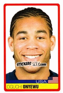 Cromo Oguchi Onyewu - Copa América. Venezuela 2007 - Panini