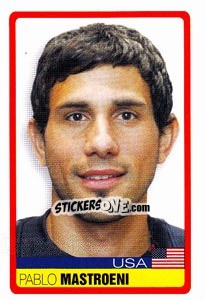 Cromo Pablo Mastroeni - Copa América. Venezuela 2007 - Panini