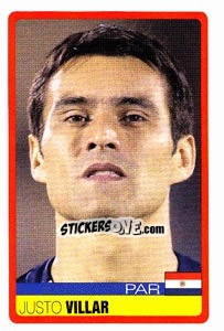 Sticker Justo Villar - Copa América. Venezuela 2007 n. 228 - Panini