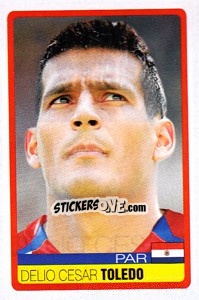 Sticker Delio Cesar Toledo - Copa América. Venezuela 2007 - Panini