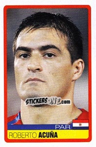 Sticker Roberto Acuña - Copa América. Venezuela 2007 n. 235 - Panini