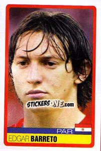 Sticker Edgar Barreto - Copa América. Venezuela 2007 - Panini