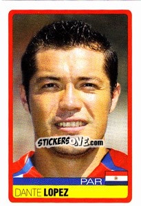 Sticker Dante Lopez - Copa América. Venezuela 2007 - Panini