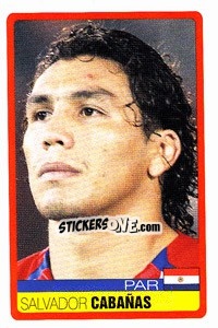 Cromo Salvador Cabañas - Copa América. Venezuela 2007 - Panini