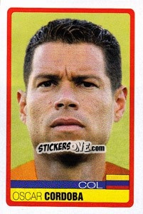 Sticker Oscar Cordoba - Copa América. Venezuela 2007 - Panini